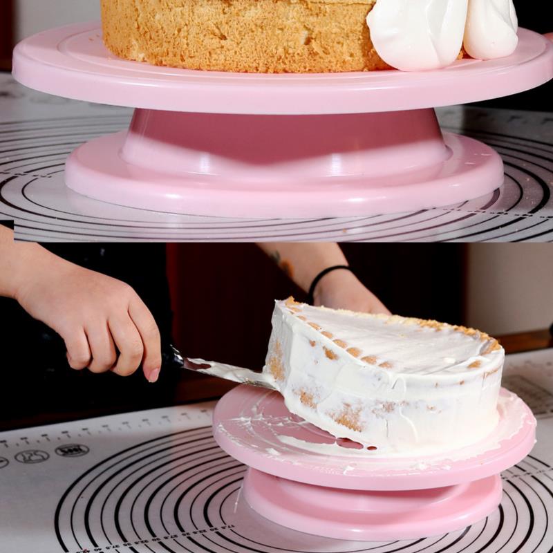 Cake Decorating Turntable - Вращающаяся круглая подставка для торта с