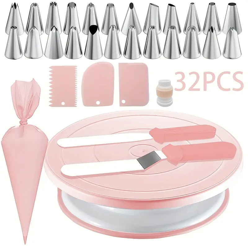 Cake Decorating Turntable - 32 шт. набор для украшения торта