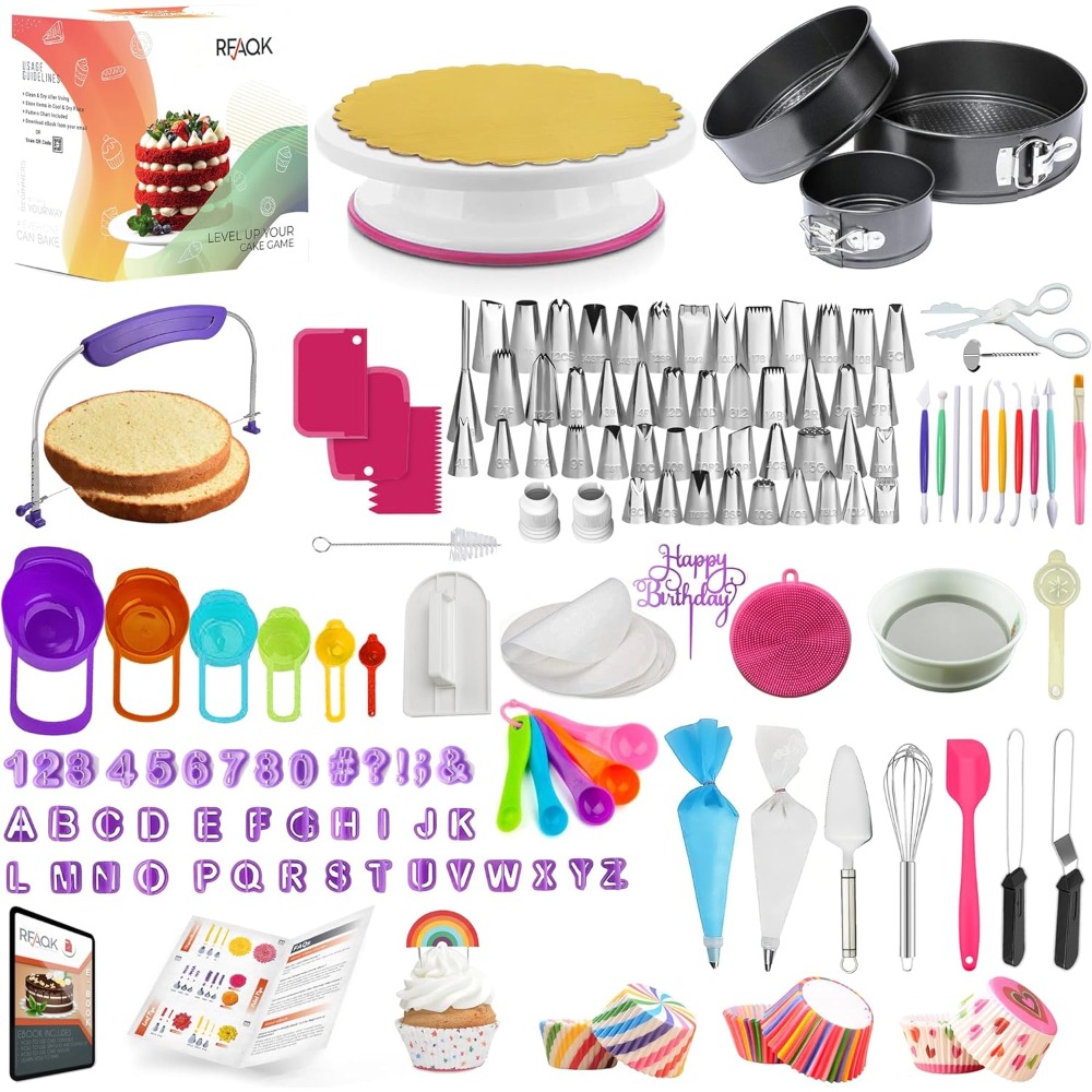 Cake Decorating Turntable - Принадлежности для украшения торта, набор для