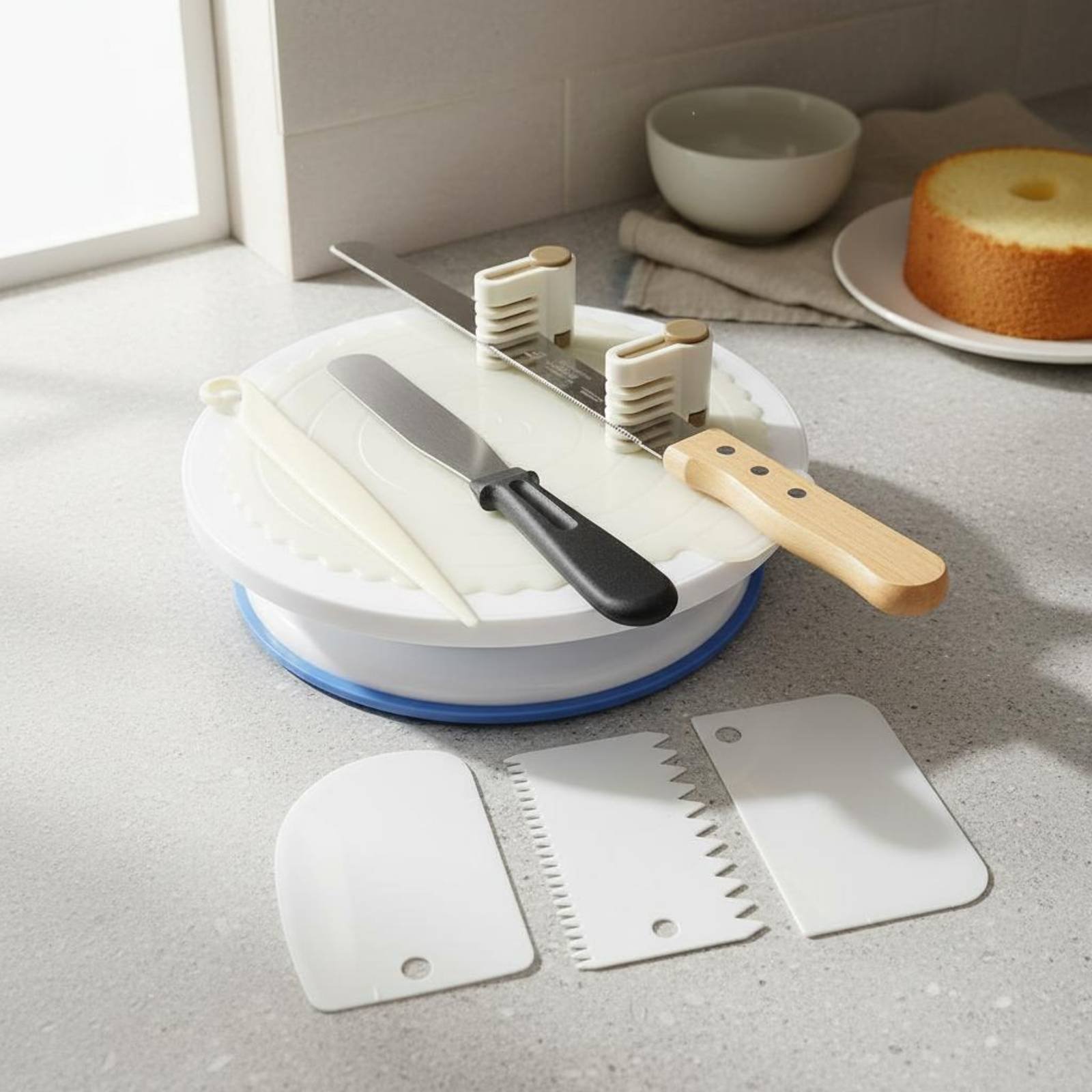 Набор для украшения тортов: вр – обзор и цена Cake Decorating Turntable