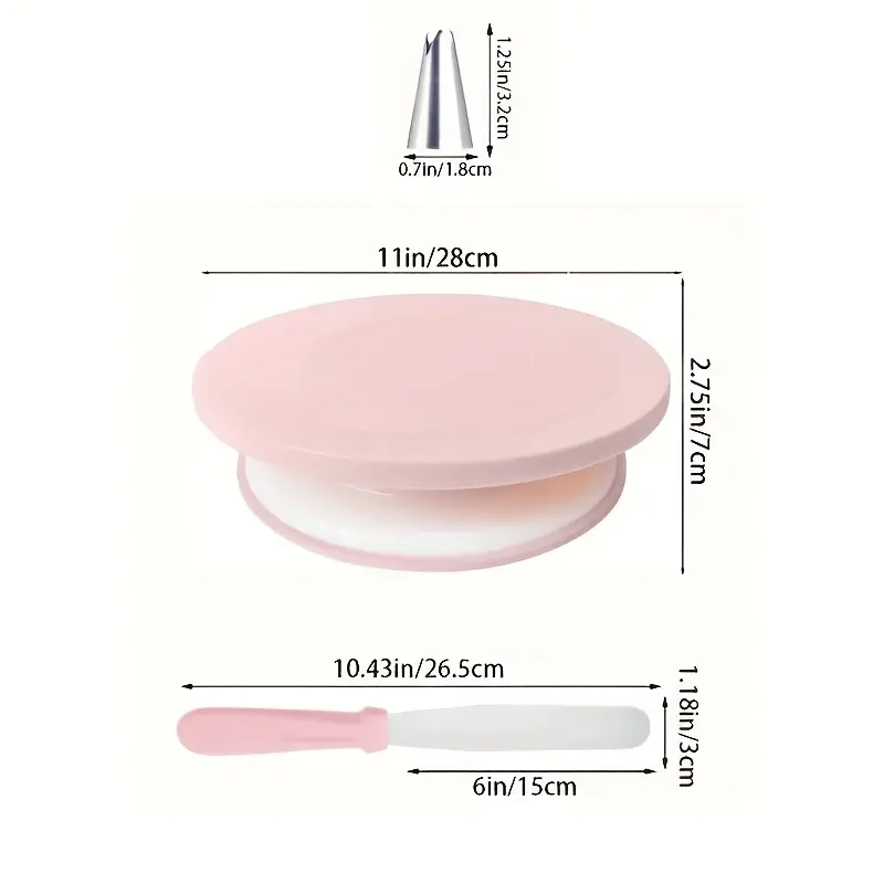 32 шт. набор для украшения тор – обзор и цена Cake Decorating Turntable