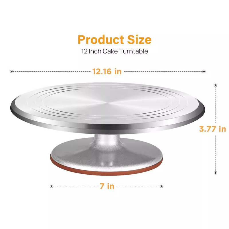 12-дюймовый вращающийся поворо – обзор и цена Cake Decorating Turntable
