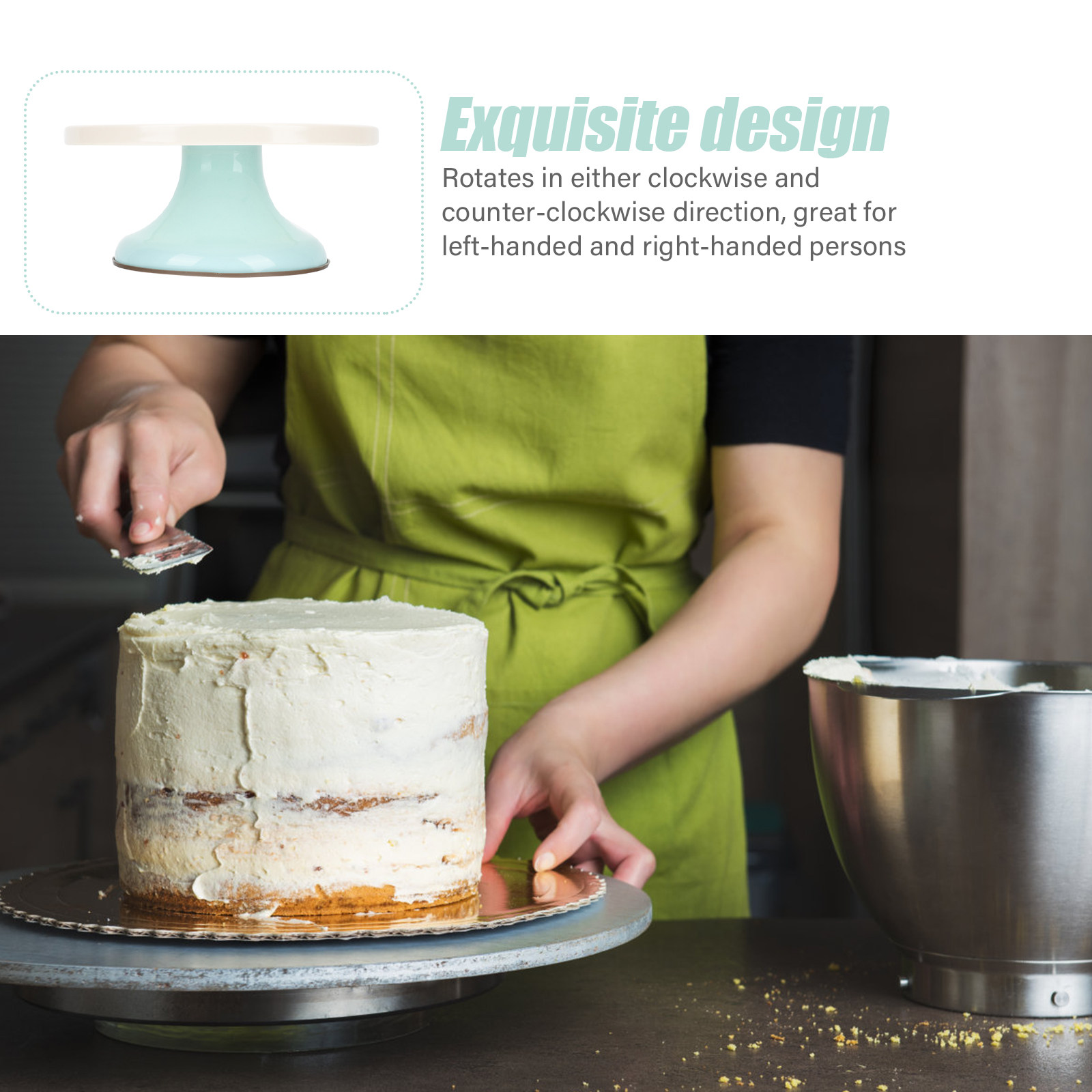 Поворотная платформа для торта – обзор и цена Cake Decorating Turntable