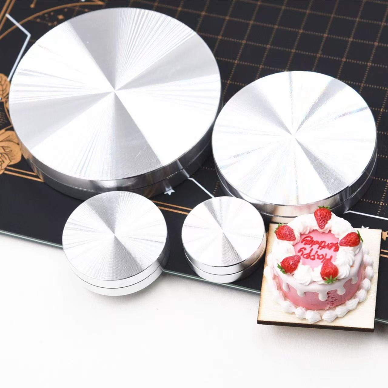 Миниатюрный алюминиевый проигр – обзор и цена Cake Decorating Turntable