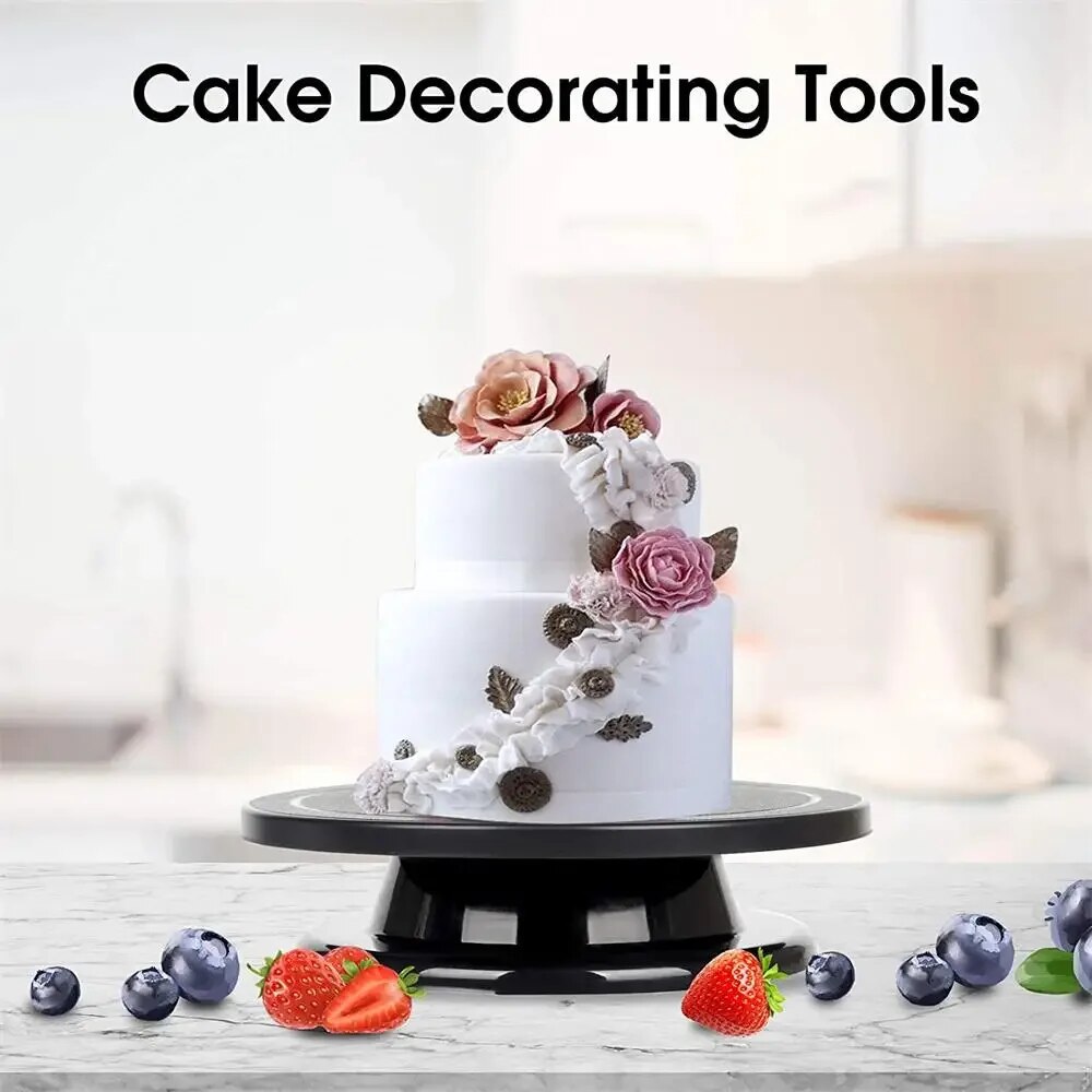 1 шт., вращающаяся пластиковая – обзор и цена Cake Decorating Turntable