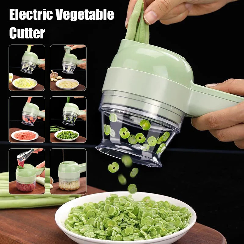 Электрическая овощерезка 4 в 1 – обзор и цена Kitchen Handy Gadgets