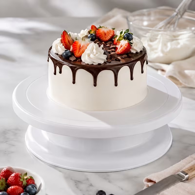 Вращающаяся подставка для торт – обзор и цена Cake Decorating Turntable